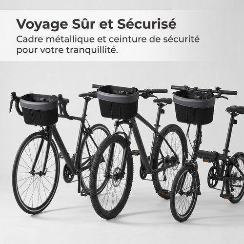 Panier vélo pour chien - panier,