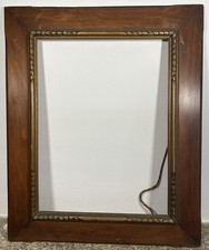 Cadre ancien en bois 6P 6F époque Art déco Feuillure: 41,5x31,5cm Vue: 38,5x29cm