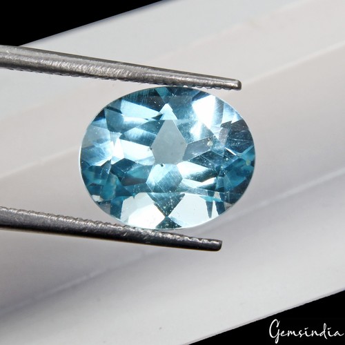 70ct topaze bleu ciel - topaze,