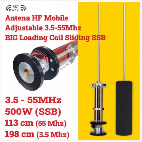 Antena mobile adjustable - hf,