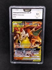 Dracaufeu Charizard et Braixen 008/064 Carte Pokemon Japonaise PCA 9,5