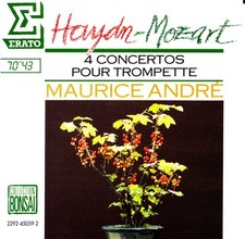 Maurice ANDRÉ 4 Concertos pour Trompette HAYDN MOZART [CD]