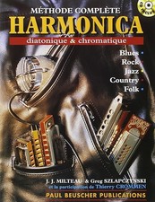 Méthode complète d'harmonica diatonique & chromatique - J.J. Milteau + CD - Beus