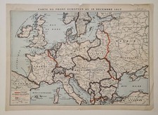 Carte du front européen au 15
