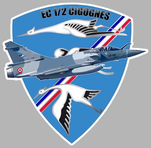 Autocollant mirage 2000 - autocollant, 1/2