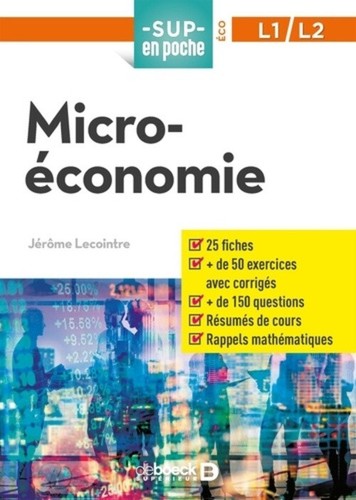 Microéconomie l1 l2 - -, l1/l2