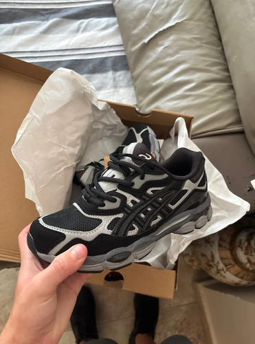 Asics gel nyc noir argenté - nyc,