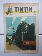 JOURNAL  TINTIN  BELGE  NUM   9  /   21  NOV    1946  COUV  HERGE