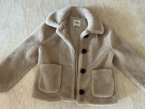 Zara veste fausse fourrure - veste,