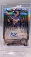 2025 Bowman Chrome Prospect Auto Charlie Condon Refractor /499 1st Bowman
