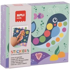 Coffret de gommettes - 8 fiches illustrées - Animaux de l'océan - Dès 3 ans - Ap