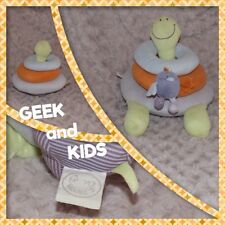 Doudou d'éveil pyramide à empiler Noukie's tortue et oiseau - Ref C34