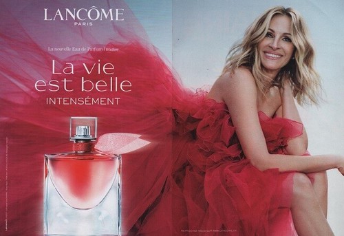Publicité papier parfum - publicité,
