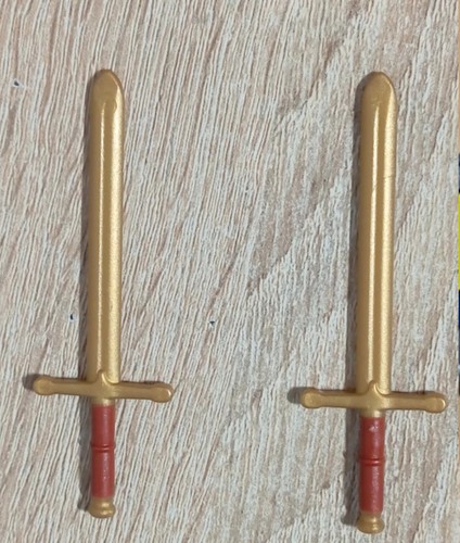 Playmobil épées dorées - x2,