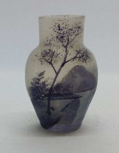 Vase miniature pate verre - de,