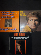 LOT DE 3 VINYL 45 TOURS EDDY MITCHELL /