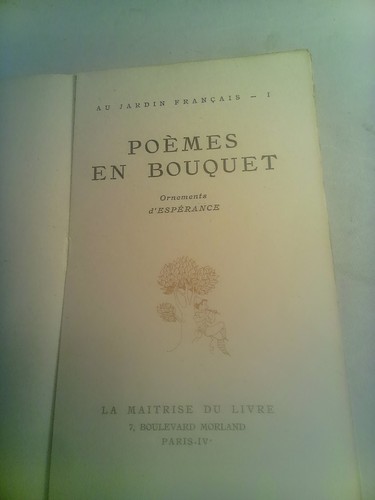 Poèmes bouquet ornements - .,