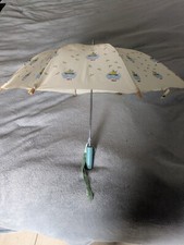 JOLIE OMBRELLE DE GRANDE POUPÉE ANCIENNE/FILLETTE 48cm