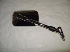 Rétroviseur droit chromé pour moto scooter filetage 10mm deux roues Neuf