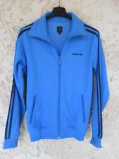 Veste ADIDAS Trefoil bleu rétro vintage jacket giacca sport jacke felpa S