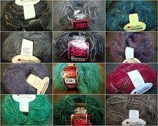 Fil à Effet Anny Blatt Gedifra Mohair Laine Vierge Lurex Tricot Crochet Retro 1