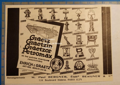 Graetz graetzin petromax - graetzin,