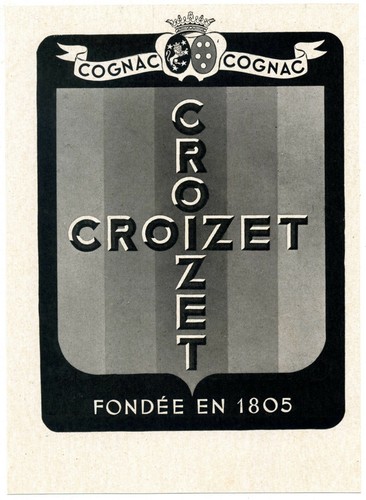1946 cognac croizet fondée - :, croizet,