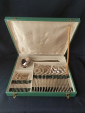 MENAGERE 37 COUVERTS METAL ARGENTE ORFEVRERIE FRANCOIS FRIONNET MODELE REGENCE