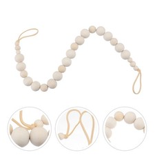  2pcs Perles en bois Rideaux