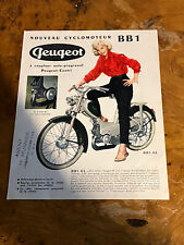 Pub papier Peugeot 1957