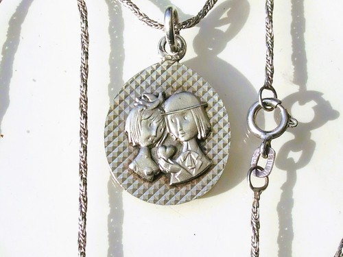 Beau pendentif ancien 1950 - pendentif,