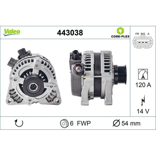 Alternateur valeo 443038 - 1x,