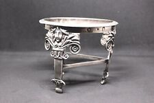 saleron tripode argent massif orfèvre O Bourgeois / Bourgois style néoclassique