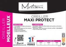 Oreiller blanc Maxi Protect - MORTREUX