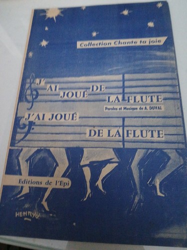 Ancienne partition ai joué - ancienne,