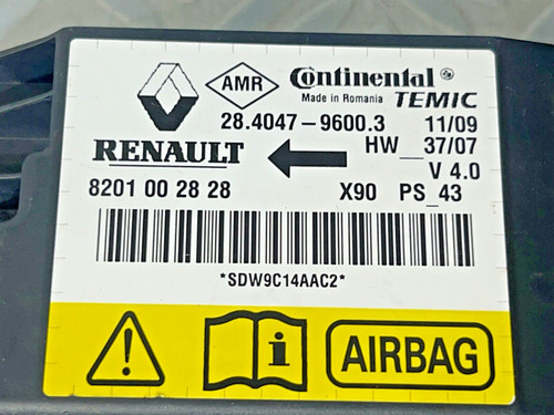 Calculateur airbag vierge - calculateur,