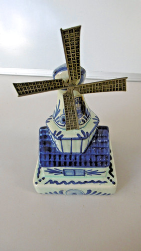 Moulin porcelaine delft blue - porcelaine,