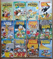 Lot de 12 BD récentes " Les Trésors de Picsou " de Walt DISNEY - 2019/2024