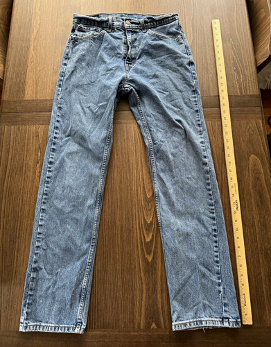 Levi blue denim jeans - denim,