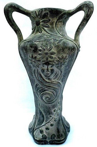 Vase art nouveau régule - vase,