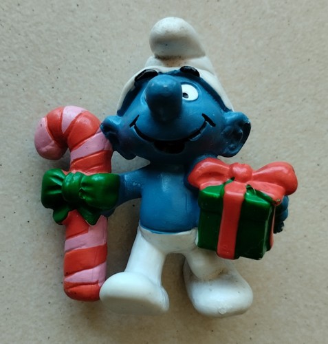 Figurine schtroumpf noël - schtroumpf,