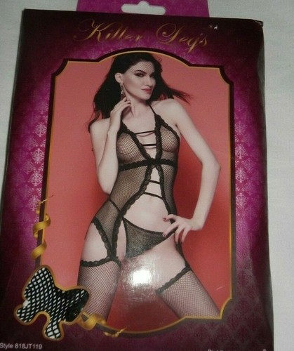 Killer legs sheer halter open - sheer,