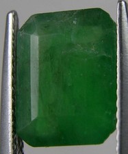 5.10ct  or 1.00g Brazil 100% Natural Emerald Cut Emerald Faceted Gemstone