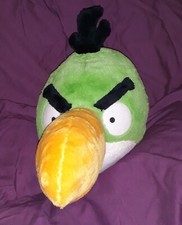 Peluche ANGRY BIRDS verte avec