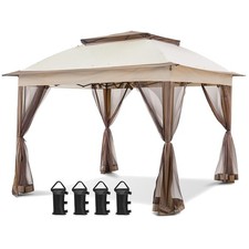 Pop Up Gazebo with Mesh