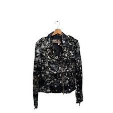 Jean Paul Gaultier  Vintage Black Biker jacket  Size 48 fits Women M Men S  Unis