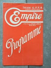 Programme EMPIRE Reims BANDE A BOUBOULE Milton COEUR DE PARIS Jean Benoit-Levy