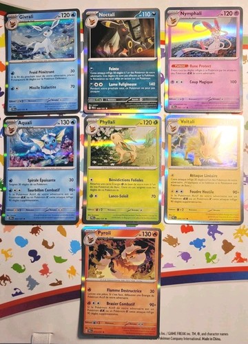 Set cartes evolutions - 7,