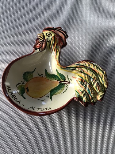 Petit plat céramique coq - plat,