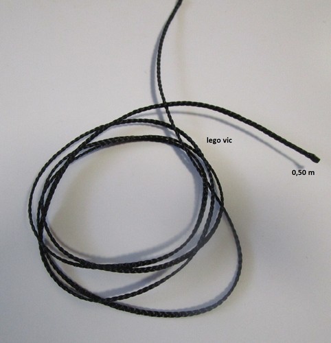 Lego x77cc50 black string cord - x77cc50,